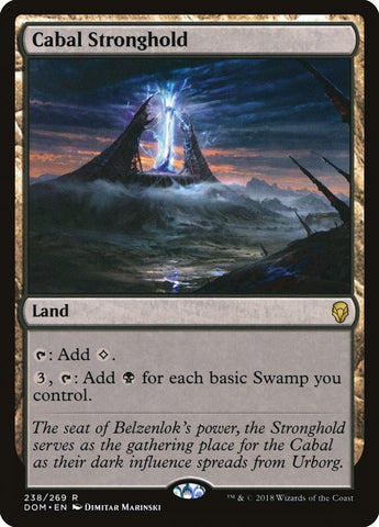 Cabal Stronghold [Dominaria] (DOM 238)