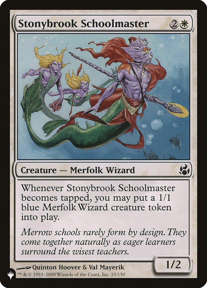 Stonybrook Schoolmaster [The List] (LMOR 25)