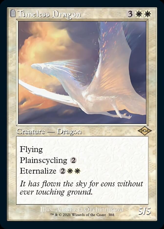 Timeless Dragon (Retro Etched Foil) [Modern Horizons 2] (MH2 388)