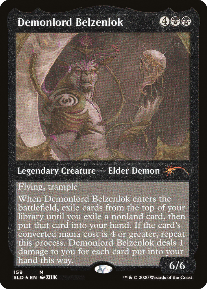 Demonlord Belzenlok (Etched Foil) [Secret Lair Drop Series] (SLD 159)