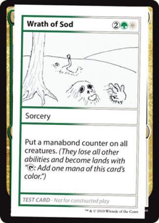 Wrath of Sod (2021 Edition) [Mystery Booster Playtest Cards] (CMB1 103)