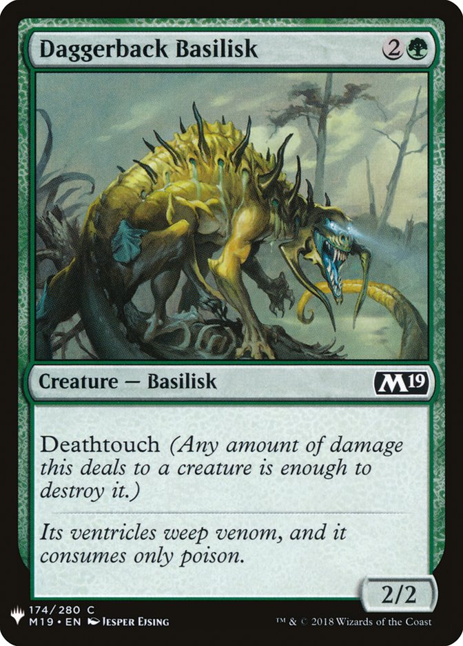 Daggerback Basilisk [Mystery Booster] (MB1 1177)