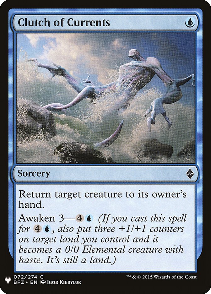 Clutch of Currents [Mystery Booster] (MB1 325)