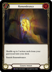 Remembrance [WTR163] Unlimited Rainbow Foil