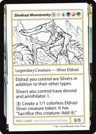 Slivdrazi Monstrosity (2021 Edition) [Mystery Booster Playtest Cards] (CMB1 102)
