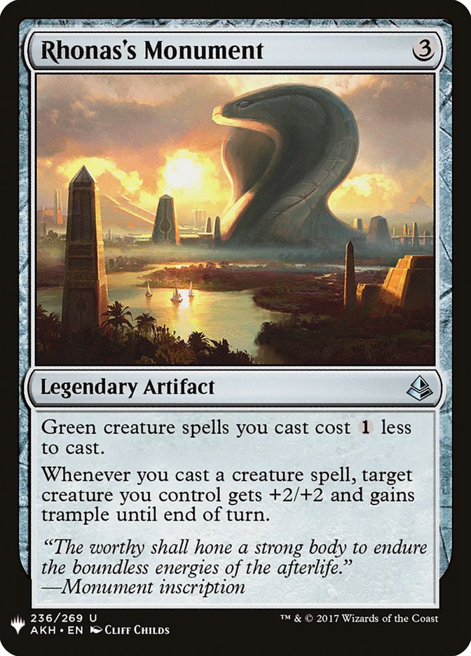 Rhonas's Monument [Mystery Booster] (MB1 1624)