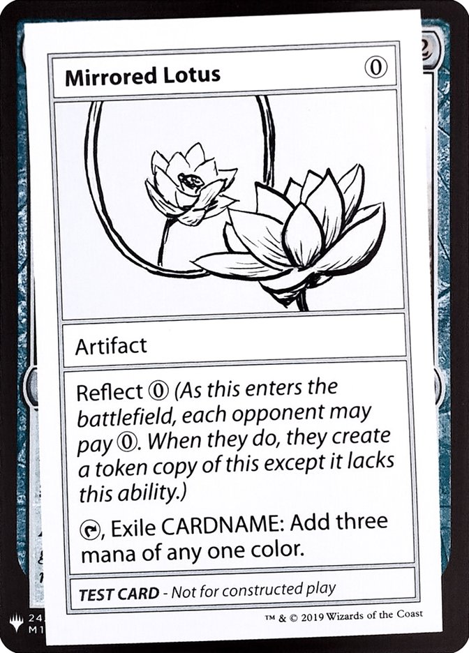 Mirrored Lotus [Mystery Booster Playtest Cards] (CMB1 107)