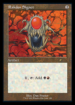 Rakdos Signet (Retro) [Secret Lair Drop Series] (SLD 289)