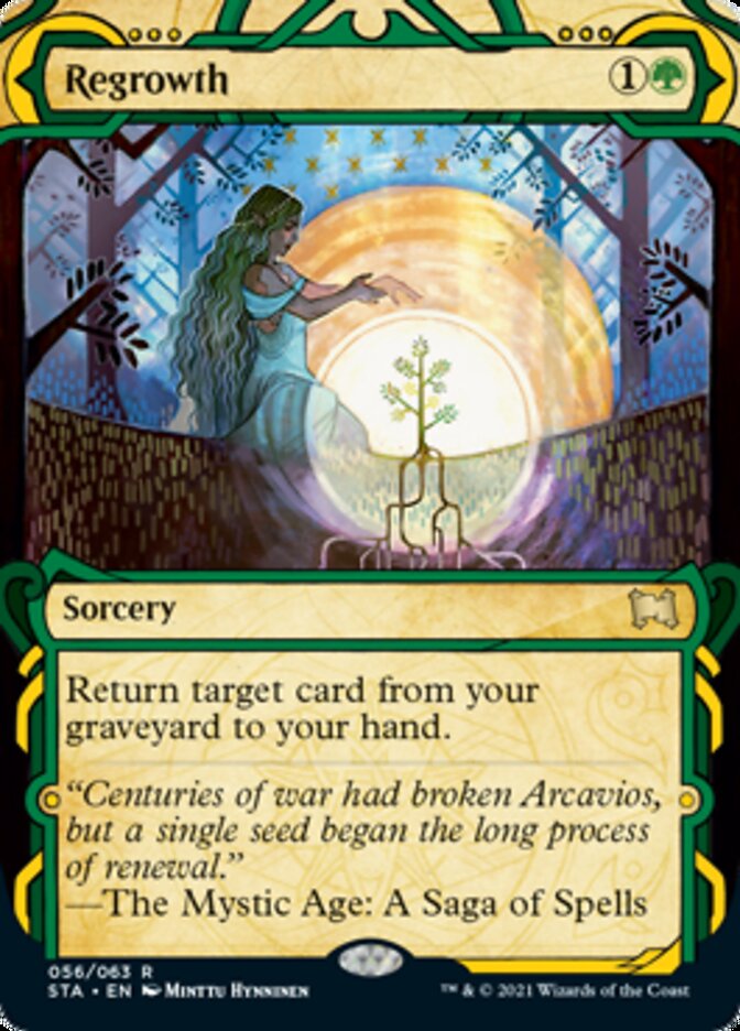 Regrowth (Etched Foil) [Strixhaven Mystical Archive] (STA 56)