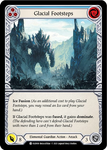 Glacial Footsteps (Blue) [OLD010] 1st Edition Normal