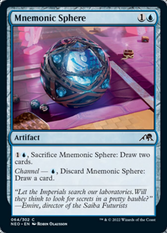Mnemonic Sphere [Kamigawa: Neon Dynasty] (NEO 64)
