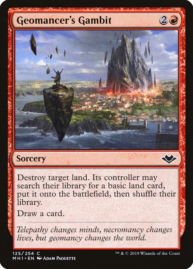 Geomancer's Gambit [Modern Horizons] (MH1 125)
