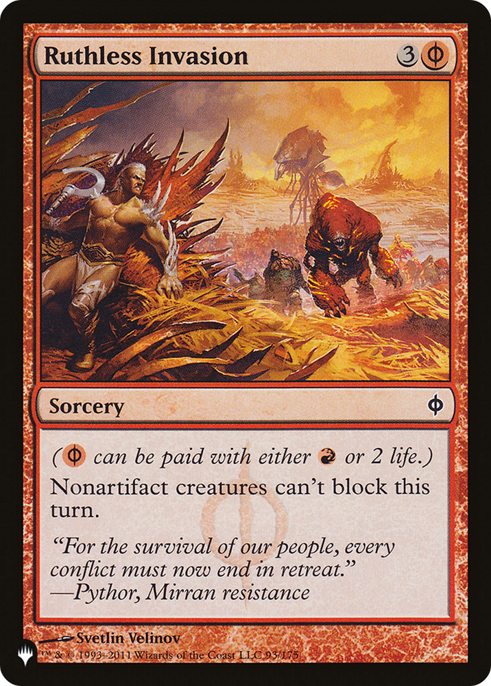 Ruthless Invasion [The List] (LNPH 93)