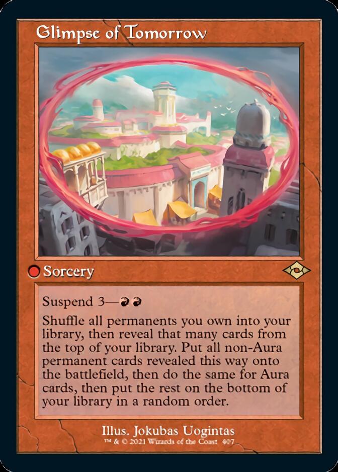 Glimpse of Tomorrow (Retro Etched Foil) [Modern Horizons 2] (MH2 407)