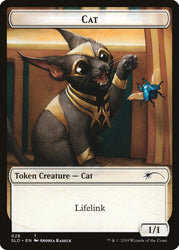 Cat (27) // Cat (28) Double-sided Token [Secret Lair Drop Series] (SLD 27)