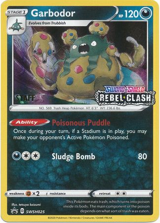 Garbodor (Staff Prerelease Promo) (SWSH025) [Sword & Shield: Black Star Promos]