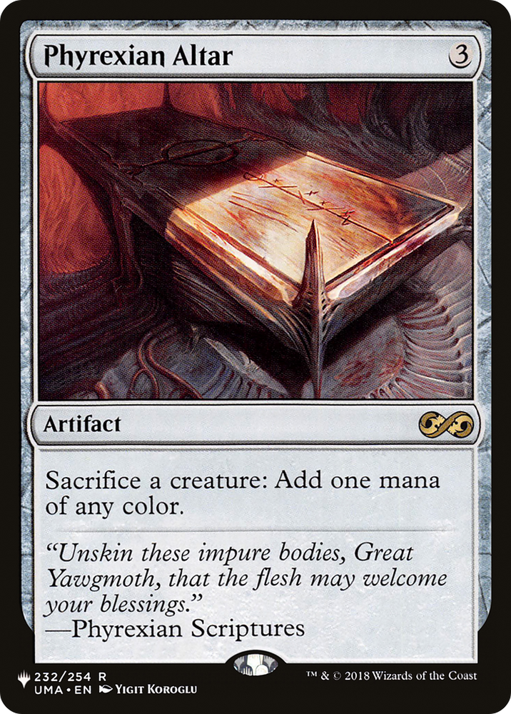 Phyrexian Altar [The List] (LUMA 232)