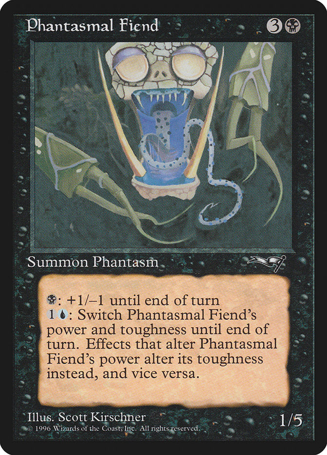 Phantasmal Fiend (Dark Green Background) [Alliances] (ALL 57A)