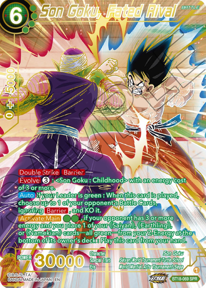 Son Goku, Fated Rival (BT18-069) [Dawn of the Z-Legends]