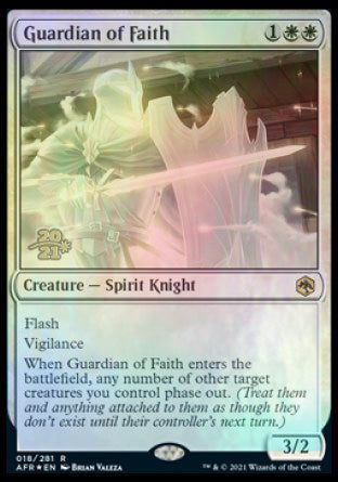 Guardian of Faith [Dungeons & Dragons: Adventures in the Forgotten Realms Prerelease Promos] (PAFR 18)