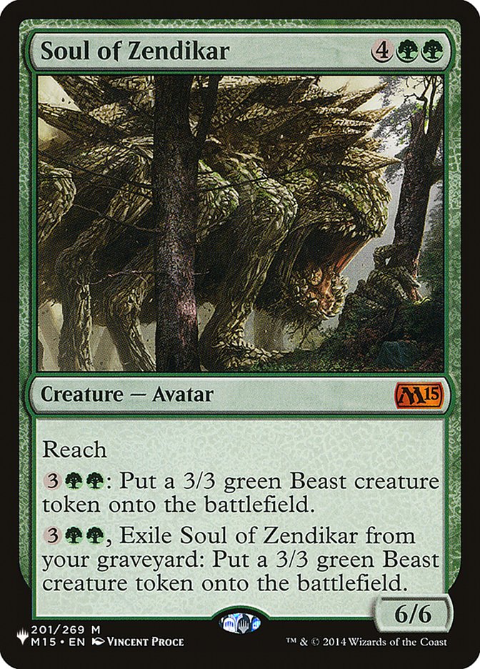 Soul of Zendikar [The List] (LM15 201)