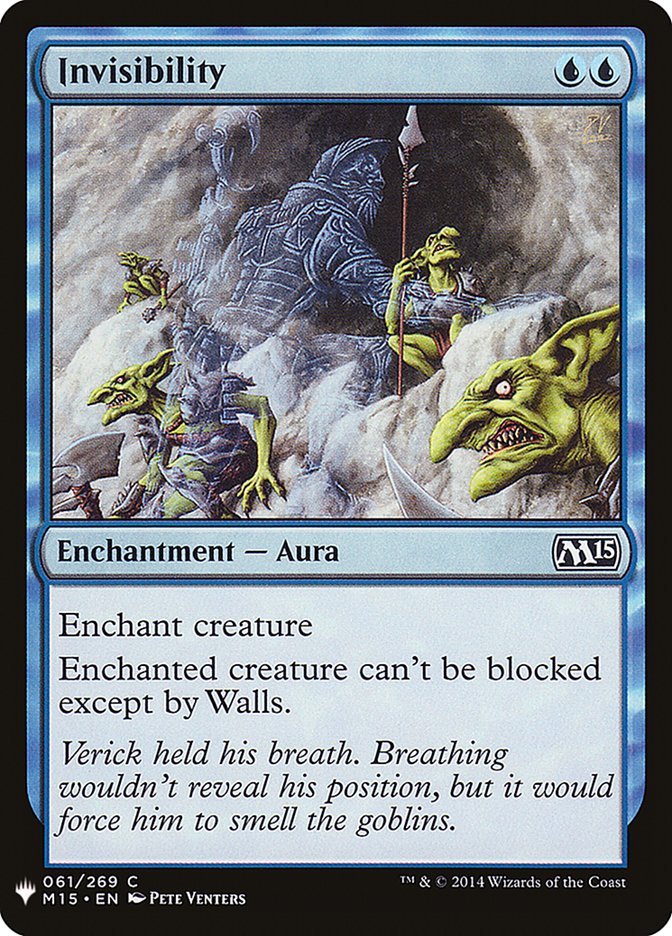 Invisibility [Mystery Booster] (MB1 406)