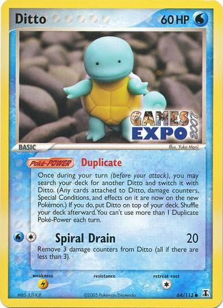Ditto 64/113 (Games Expo Exclusive) [Miscellaneous Cards & Products]
