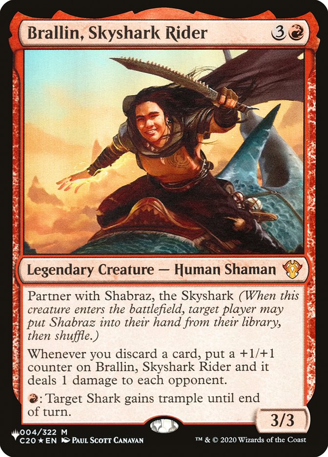 Brallin, Skyshark Rider [The List] (LC20 4)