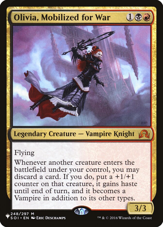 Olivia, Mobilized for War [The List] (LSOI 248)