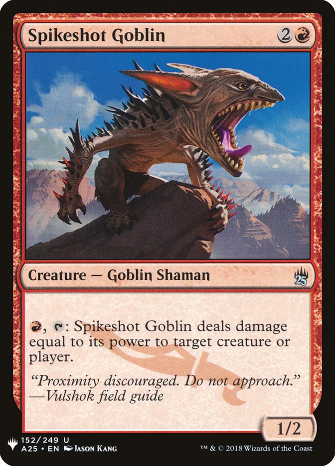 Spikeshot Goblin [Mystery Booster] (MB1 1066)