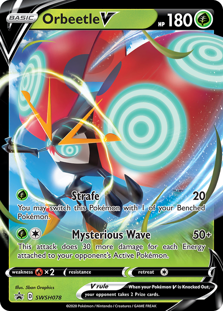 Orbeetle V - SWSH078 [Jumbo Cards]