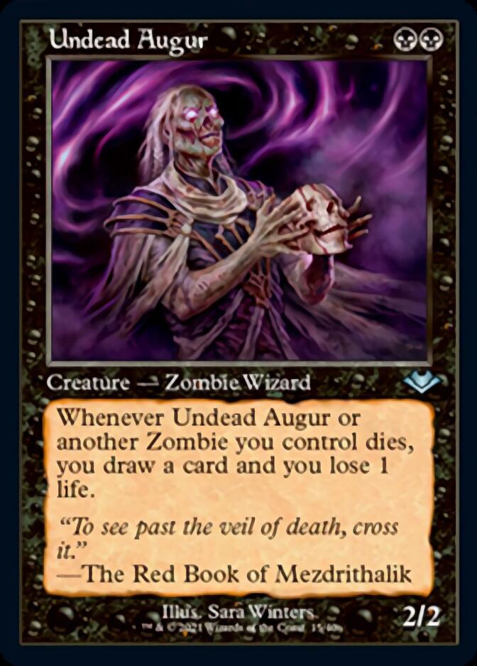 Undead Augur (Retro Etched Foil) [Modern Horizons 2] (H1R 15)