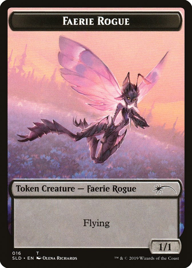 Faerie Rogue Token (016) [Secret Lair Drop Series] (SLD 16)