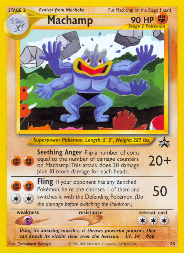 Machamp (43) [Wizards: Black Star Promos]