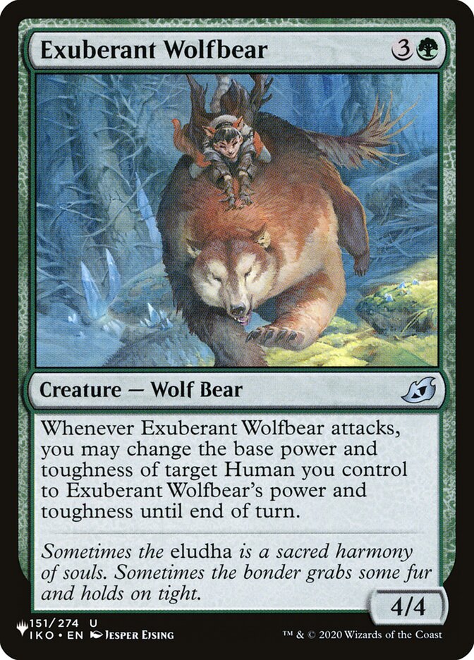 Exuberant Wolfbear [The List] (LIKO 151)