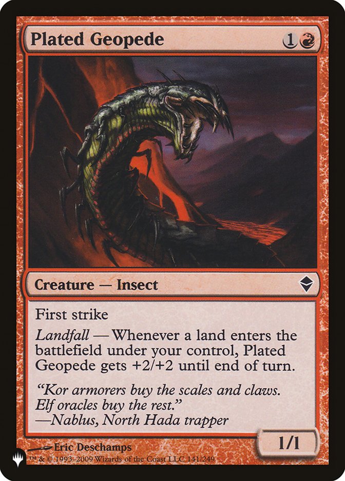 Plated Geopede [The List] (LZEN 141)