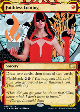 Faithless Looting (Etched Foil) [Strixhaven Mystical Archive] (STA 38)