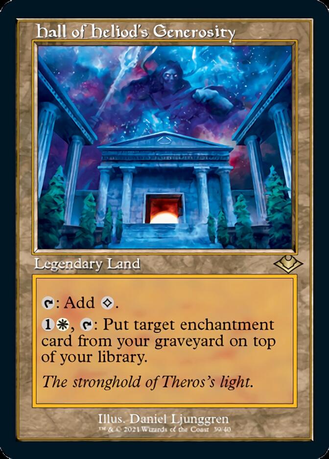 Hall of Heliod's Generosity (Retro Etched Foil) [Modern Horizons 2] (H1R 39)