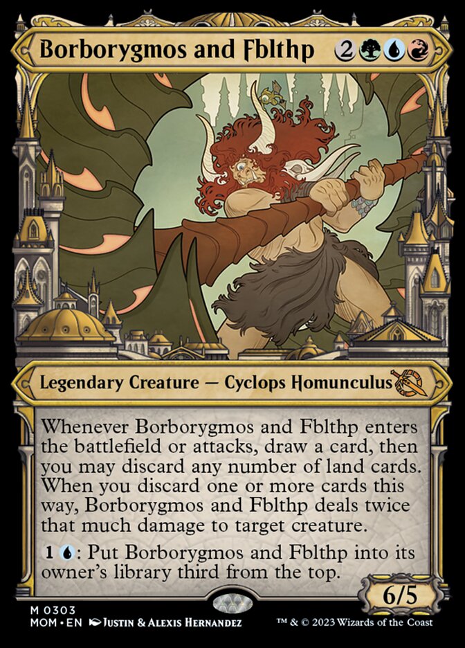 Borborygmos and Fblthp (Multiverse Legends) [March of the Machine]