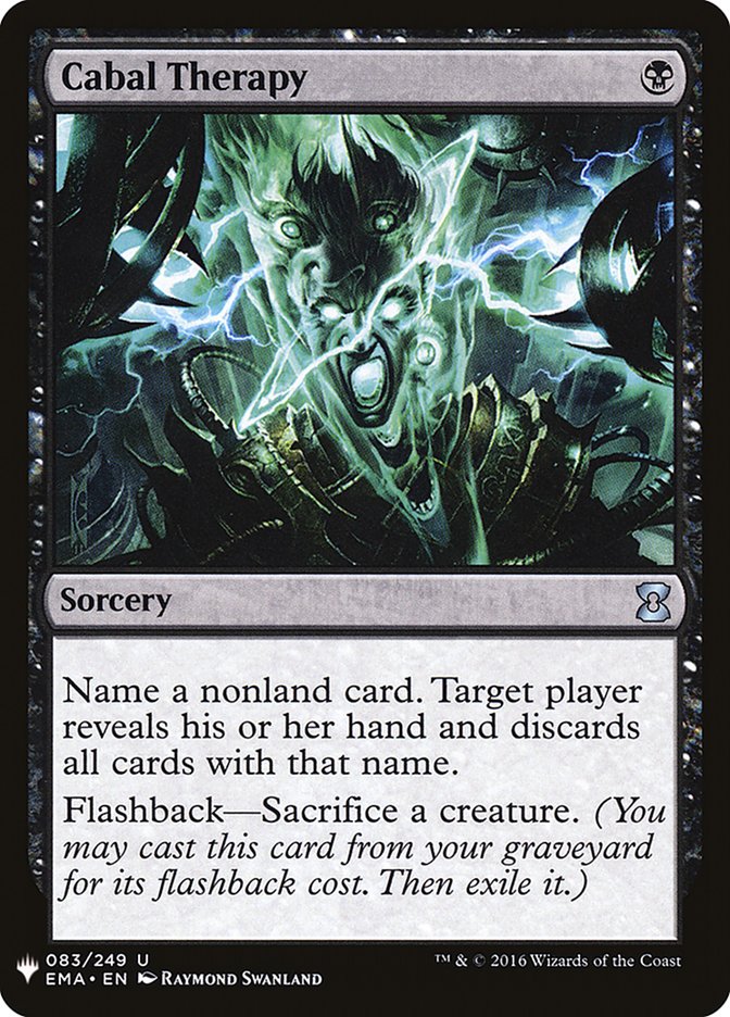 Cabal Therapy [Mystery Booster] (MB1 587)