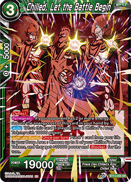 Chilled, Let the Battle Begin [BT13-065]