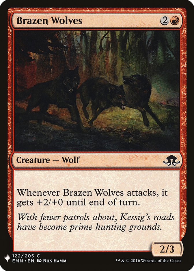 Brazen Wolves [Mystery Booster] (MB1 872)
