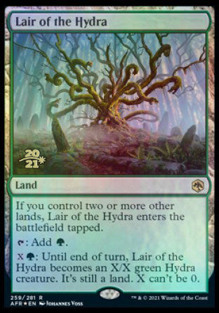 Lair of the Hydra [Dungeons & Dragons: Adventures in the Forgotten Realms Prerelease Promos] (PAFR 259)