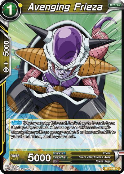 Avenging Frieza (Reprint) [BT1-089]