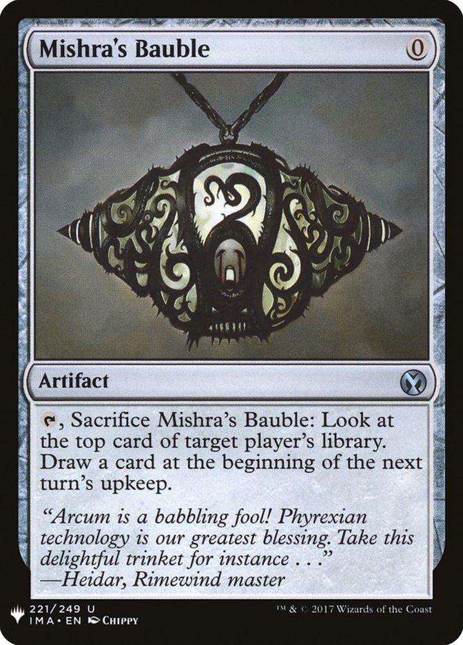 Mishra's Bauble [Mystery Booster] (MB1 1610)
