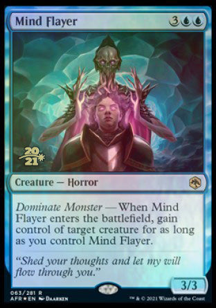 Mind Flayer [Dungeons & Dragons: Adventures in the Forgotten Realms Prerelease Promos] (PAFR 63)
