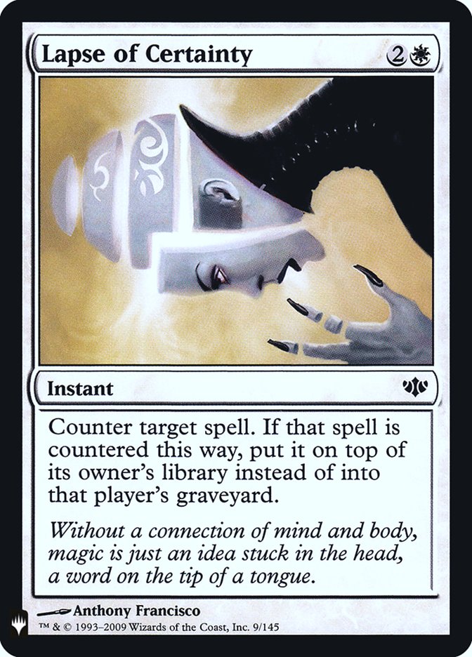 Lapse of Certainty [Mystery Booster] (FMB1 8)