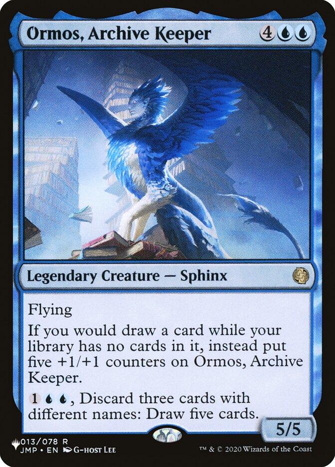 Ormos, Archive Keeper [The List] (LJMP 13)