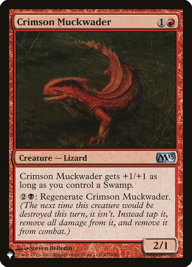 Crimson Muckwader [The List] (LM13 127)