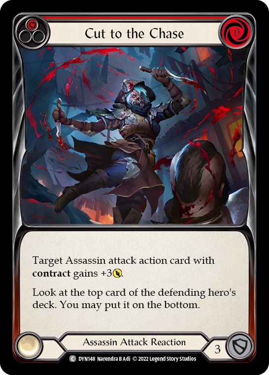 Cut to the Chase [DYN148] (Dynasty)  Rainbow Foil